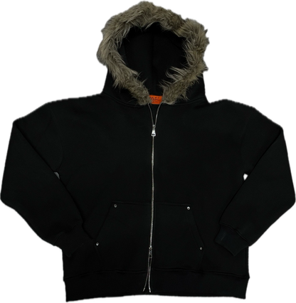 FUR DOUBLE ZIP