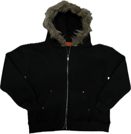 FUR DOUBLE ZIP