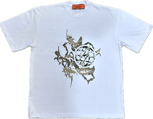 WHITE ARMOUR TEE