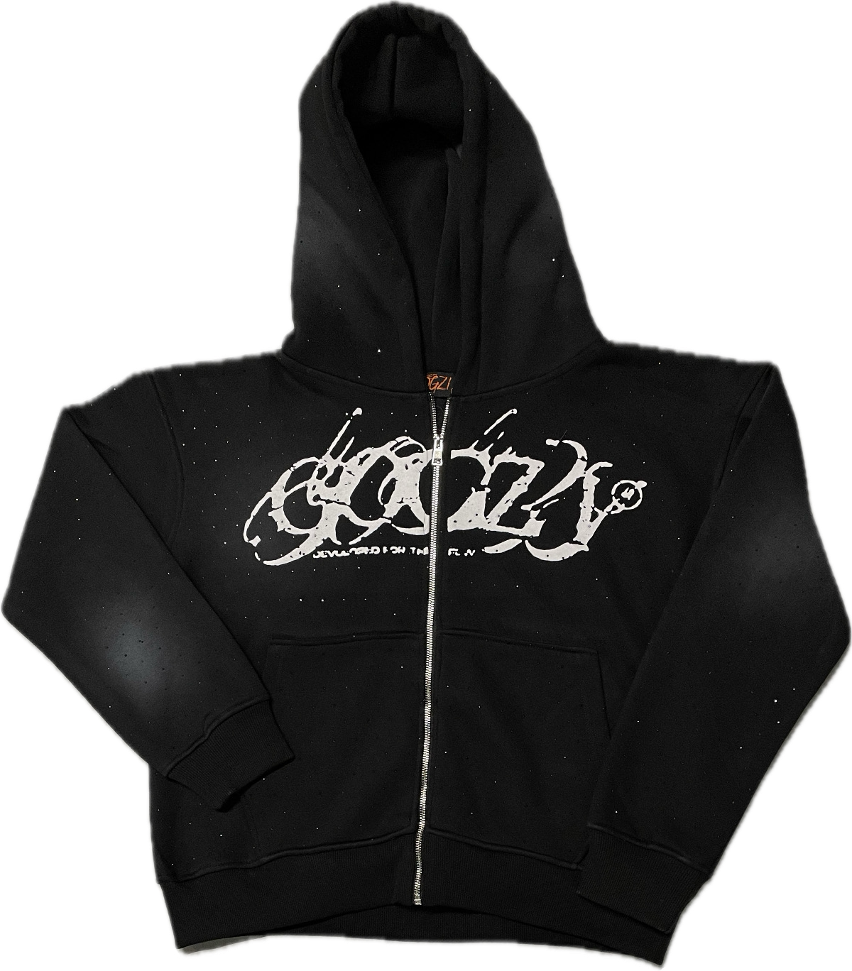 RHINESTONE ZIP UP