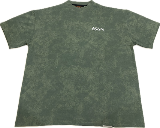 OLIVE WASHED  T-shirt