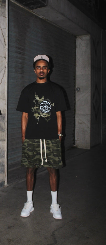 BLACK ARMOUR TEE